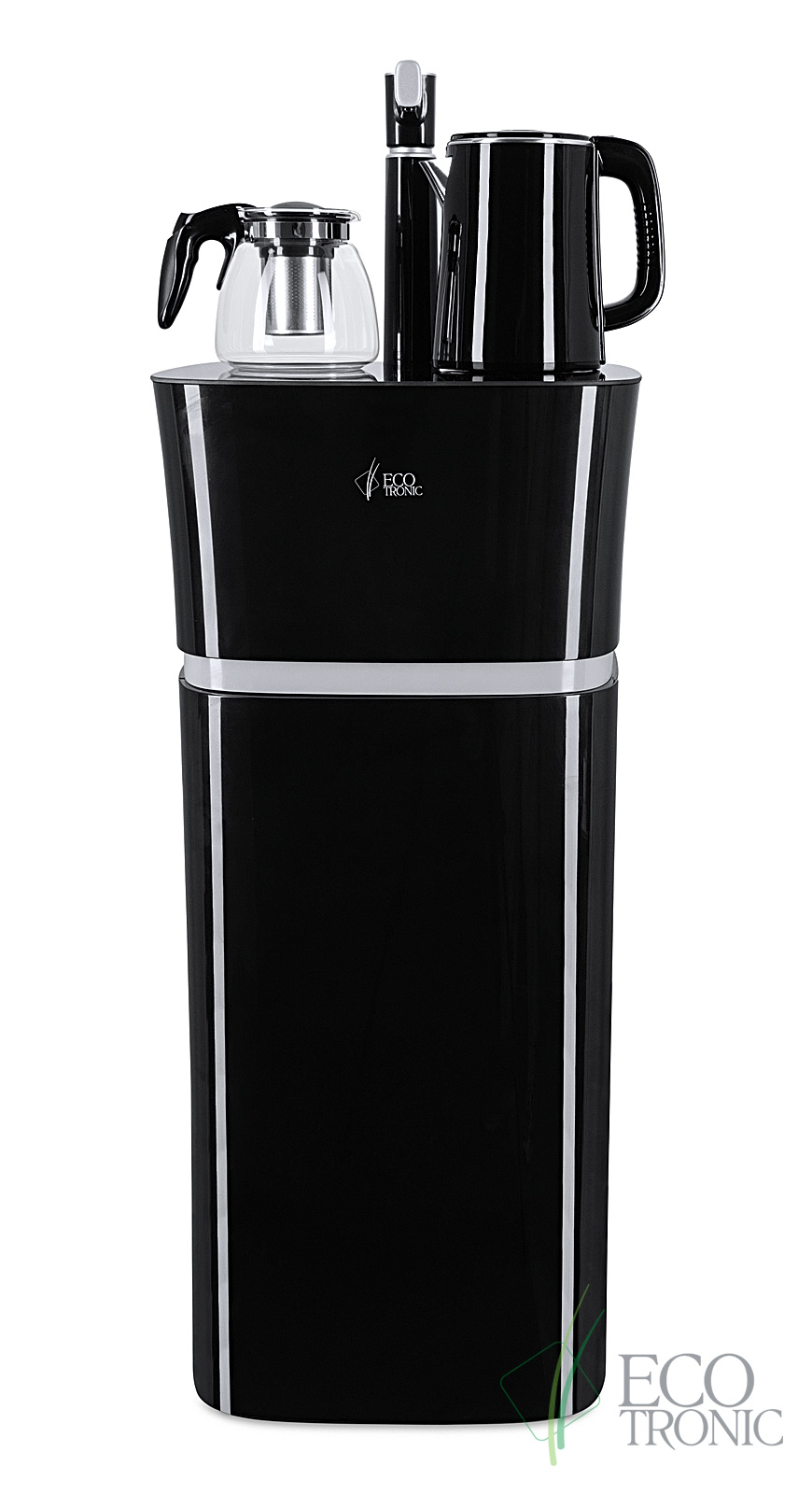 Кулер с чайным столиком Тиабар Ecotronic TB11-LE black 