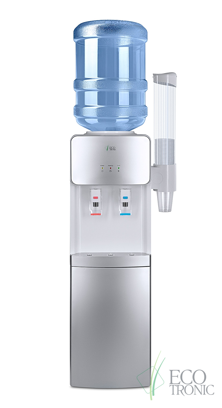 Кулер Ecotronic J21-LC white+silver 
